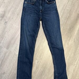 Citizens Of Humanity Dark Blue Straight Leg Jeans